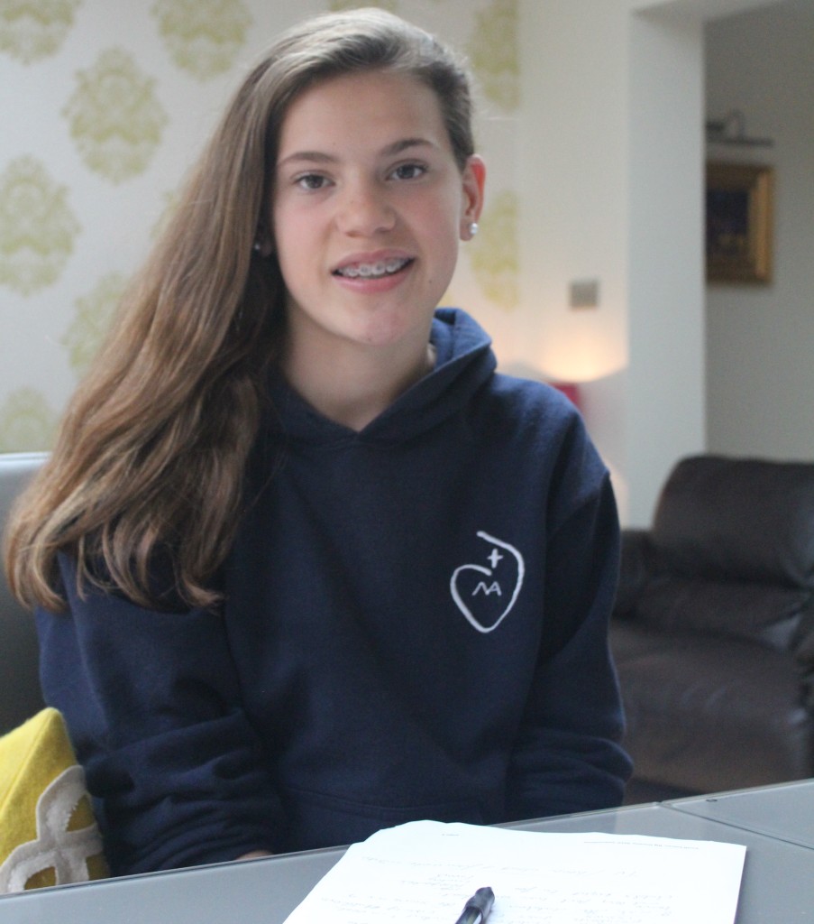 Marina age 12 from Dublin, Ireland: One of over 6,000 kids who participated in our global survey of children's rights