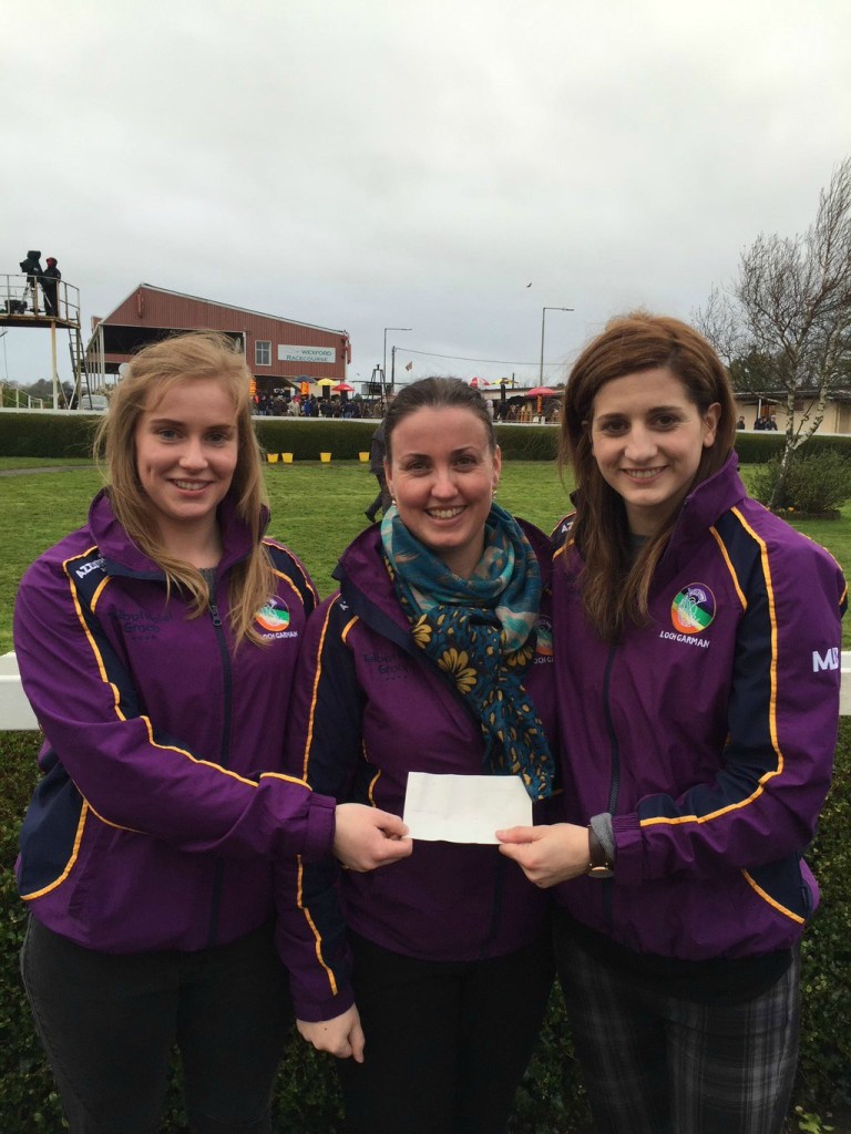 Wexford-Camogie-Captain-Shauna-Sinnott-and-Treasurer-Angela-Gahan-donate-to-ChildFund-Ambassador-Mags-DArcy.jpg